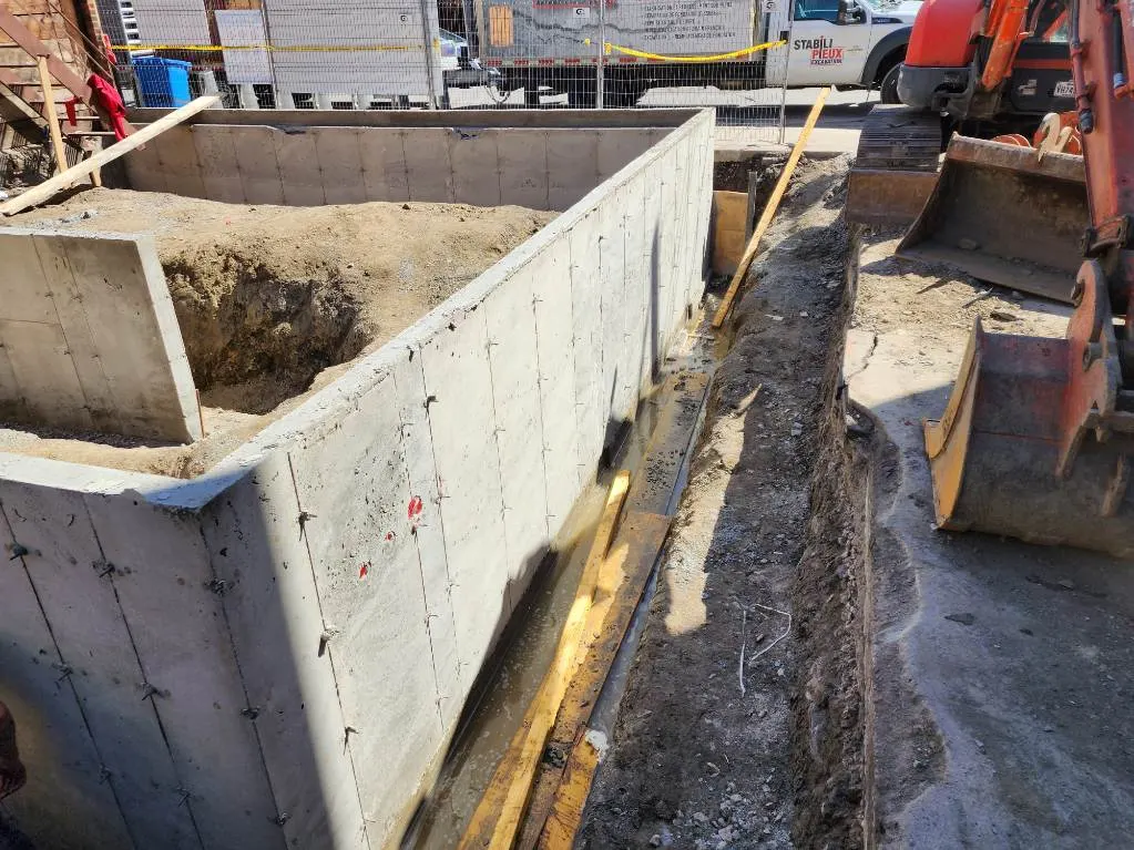 Réalisations agrandissement commercial - Stabili pieux