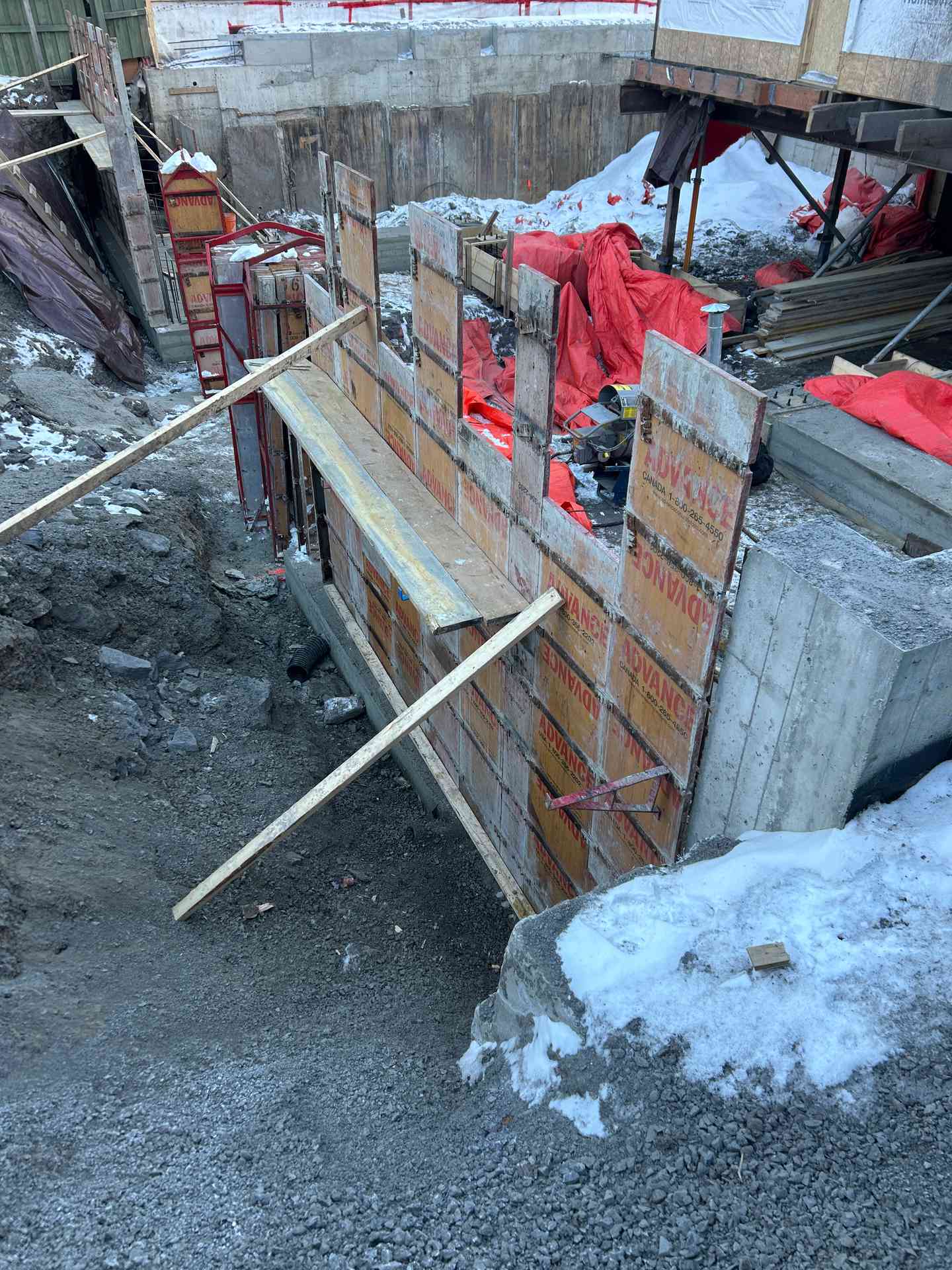 Réalisations coffrage projet ancre - Stabili pieux