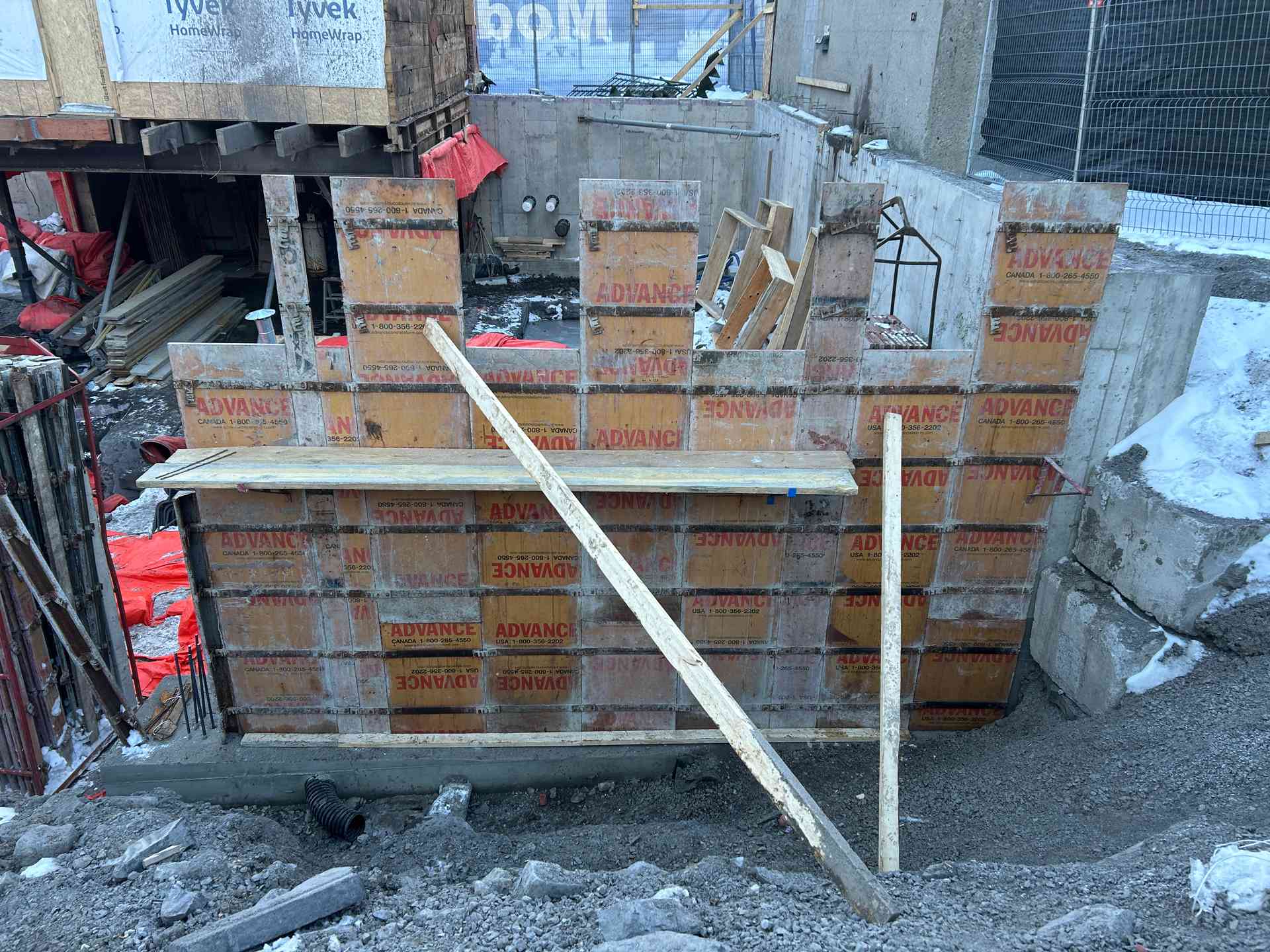 Réalisations coffrage projet ancre - Stabili pieux