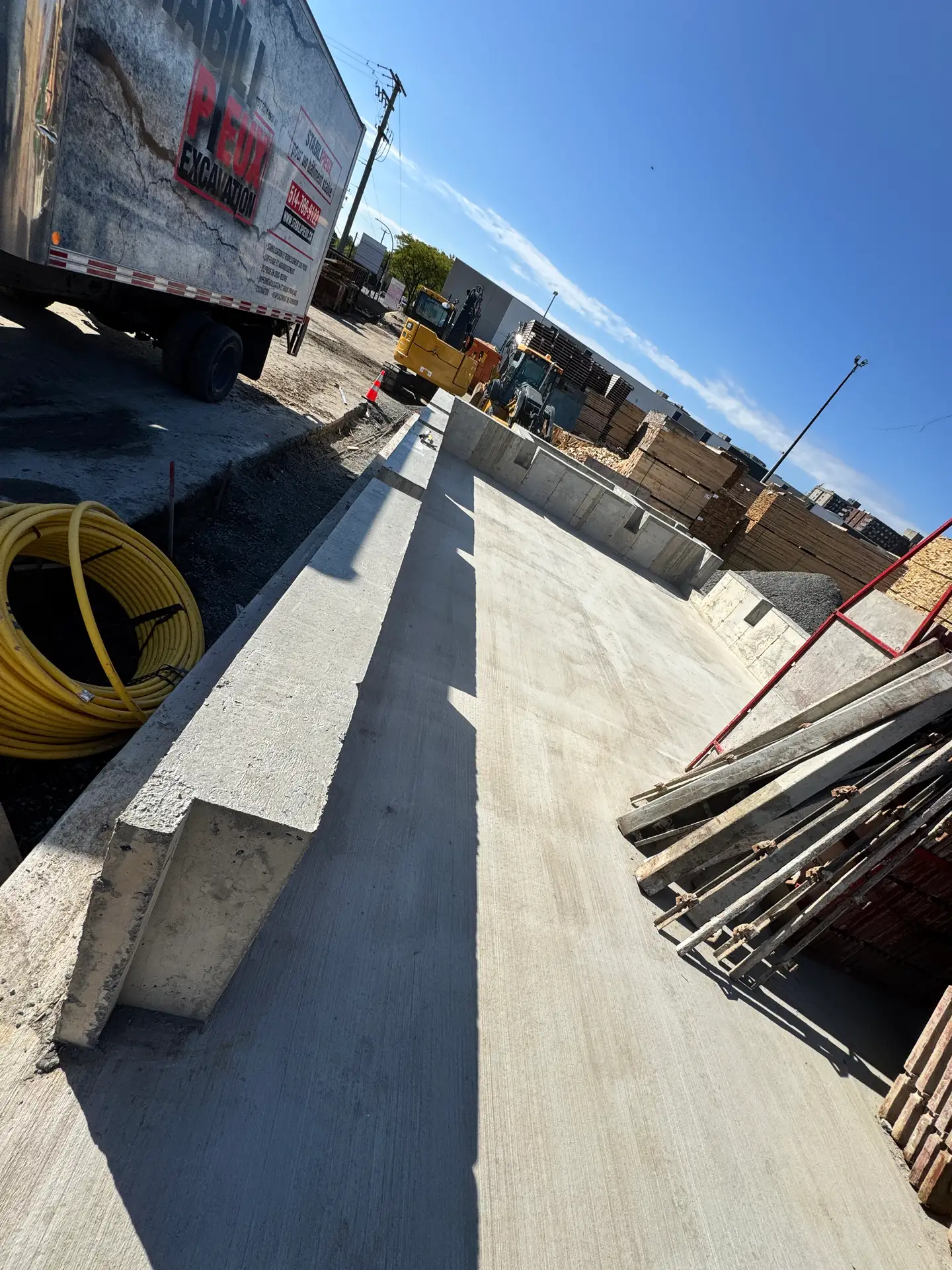 Réalisations coffrage murets - Stabili pieux