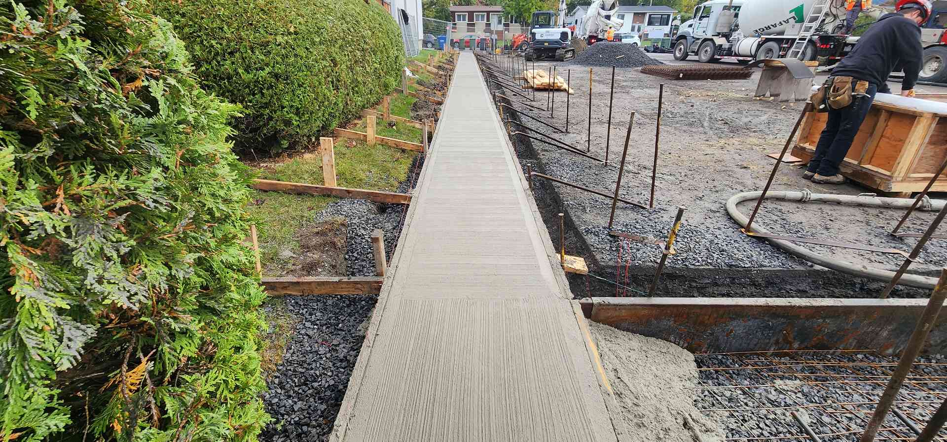 Réalisations trottoir - Stabili pieux